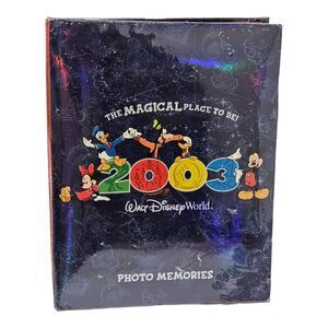 Vintage Walt Disney World Photo Album - WDW Theme Park Merchandise 2003